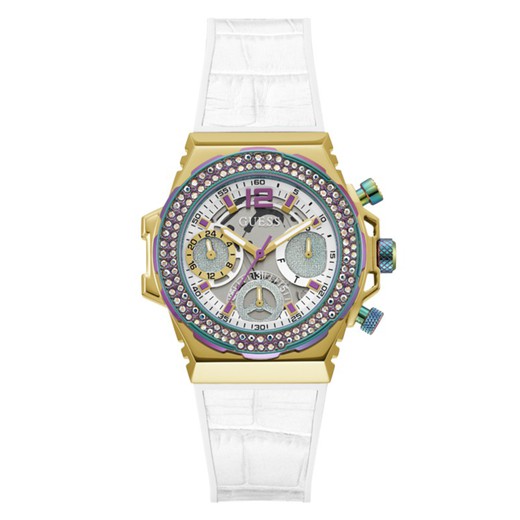 Guess dameshorloge GW0553L2 wit leer