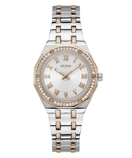 Reloj Guess Mujer GW0770L5 Acero Bicolor Rosado Circonitas