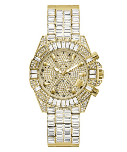 Reloj Guess Mujer GW0812L2 Dorado Circonitas