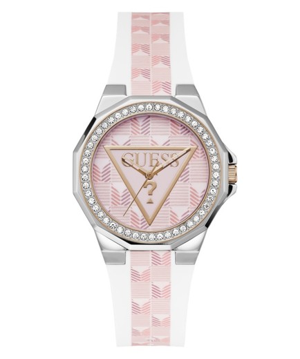 Reloj Guess Mujer GW0834L2 Sport Blanco Bicolor Rosa