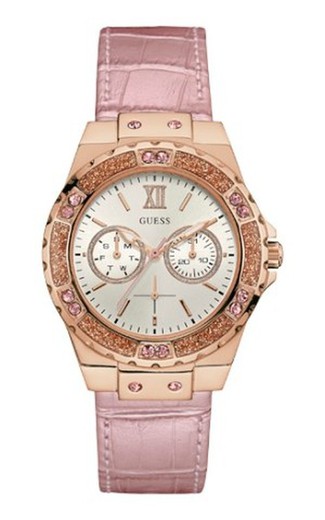 Guess Dameshorloge W0775L3 Limelight Pink Leather