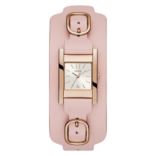 Reloj Guess Mujer W1137L4 Piel Rosa