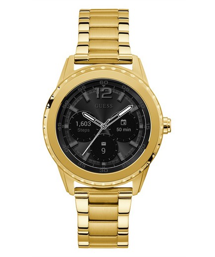 Guess Unisex Watch C1002M3 Touch Cassidy Unisex Connect Gold