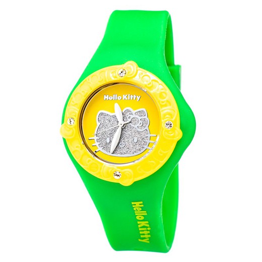 Reloj Hello Kitty Mujer HK7158LS-03 Silicona Verde