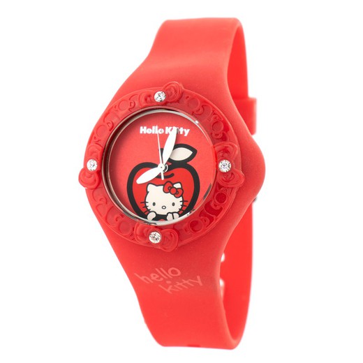 Reloj Hello Kitty Mujer HK7158LS-18 Silicona Rojo