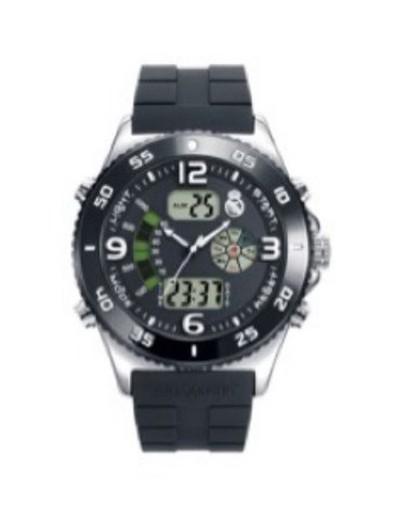 Reloj Hombre Oficial Real Madrid RMD0010-54 Sport Negro Analógico Digital