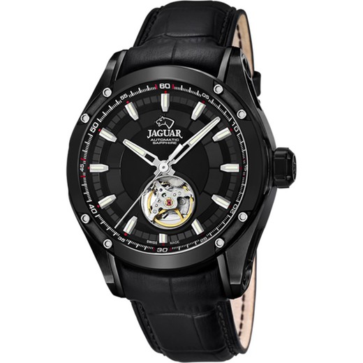 Reloj Jaguar Hombre J813/A Piel Negra Ouverture