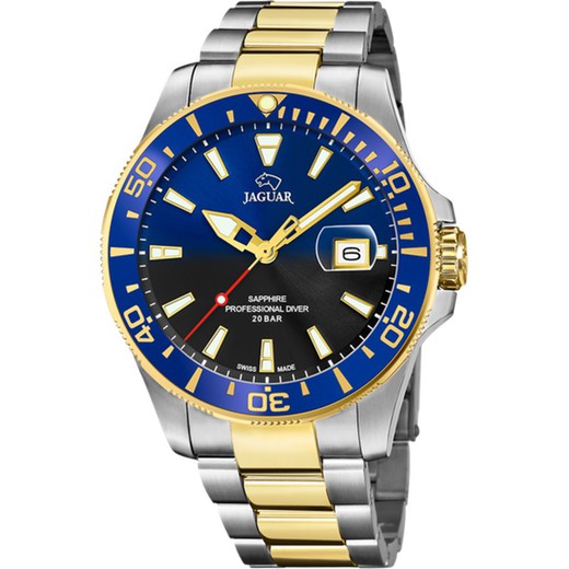 Reloj Jaguar Hombre J863/3 Pro Diver Acero Bicolor Dorado