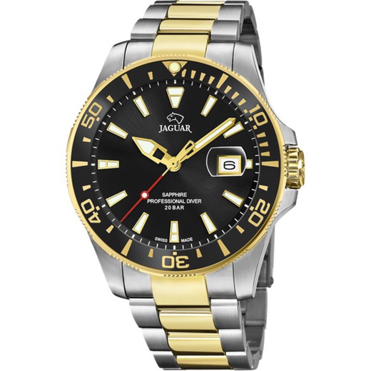 Reloj Jaguar Hombre J863/D Pro Diver Acero Bicolor Dorado