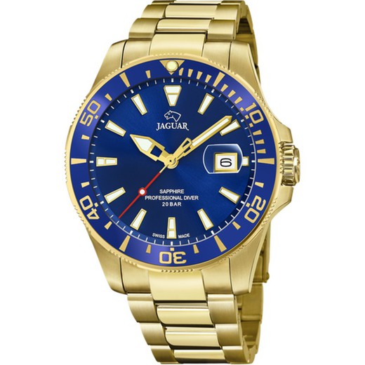 Reloj Jaguar Hombre J877/1 Pro Diver Dorado