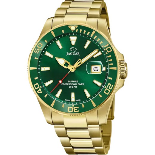 Reloj Jaguar Hombre J877/2 Pro Diver Dorado