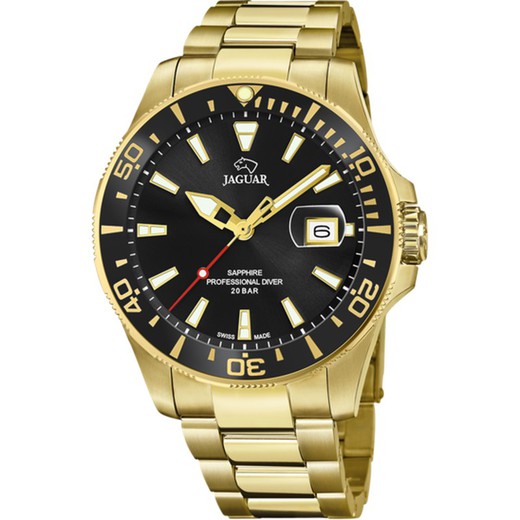 Reloj Jaguar Hombre J877/3 Pro Diver Dorado