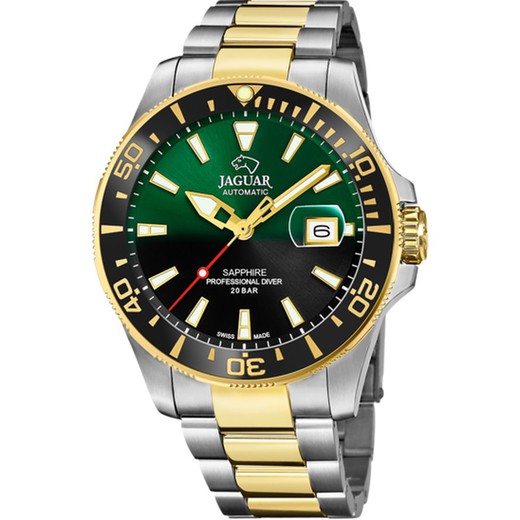 Reloj Jaguar Hombre J887/4 Pro Diver Acero Bicolor Dorado