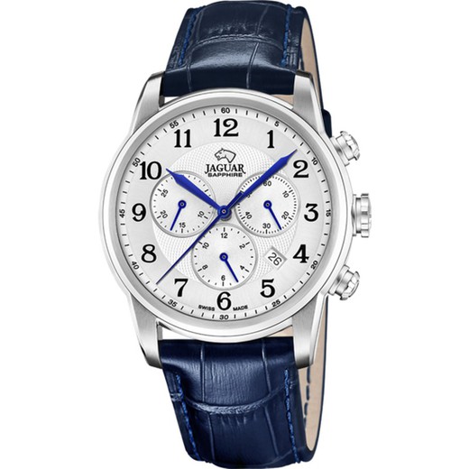 Reloj Jaguar Hombre J968/4 Piel Azul Acamar Chronographe