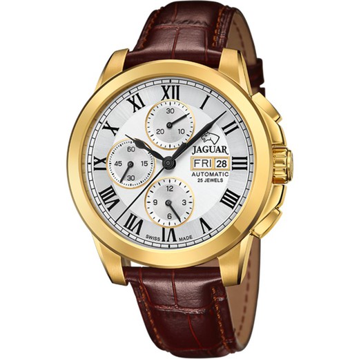 Reloj Jaguar Hombre J976/1 Piel Marrón Le Chronographe