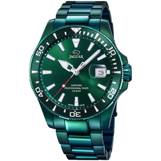 Reloj Jaguar Hombre J988/1 Pro Diver Acero Verde