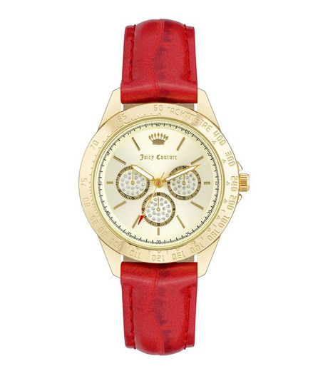 Reloj Juicy Couture Mujer JC1220GPRD Polipiel Rojo