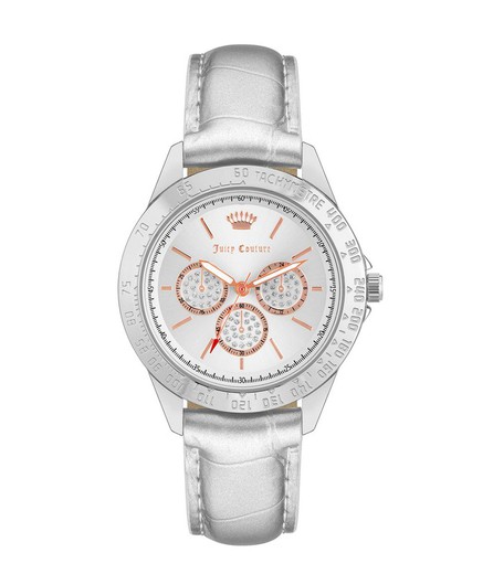 Reloj Juicy Couture Mujer JC1221SVSI Polipiel Plateado