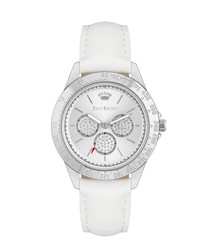 Reloj Juicy Couture Mujer JC1221SVWT Polipiel Blanco