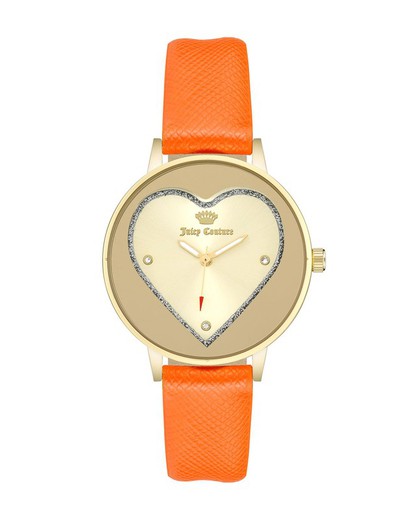 Reloj Juicy Couture Mujer JC1234GPOR Polipiel Naranja