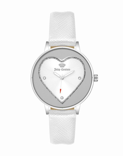 Reloj Juicy Couture Mujer JC1235SVWT Polipiel Blanco