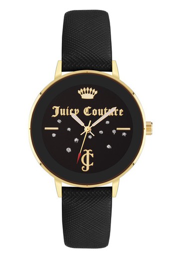 Reloj Juicy Couture Mujer JC1264GPBK Polipiel Negro