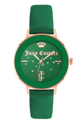 Reloj Juicy Couture Mujer JC1264RGGN Polipiel Verde