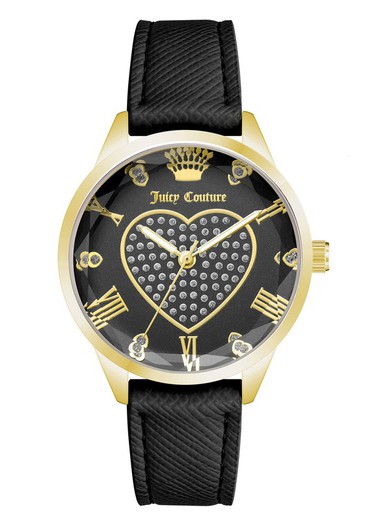 Reloj Juicy Couture Mujer JC1300GPBK Polipiel Negro