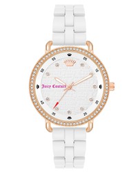 Reloj Juicy Couture Mujer JC1310RGWT Metal Blanco