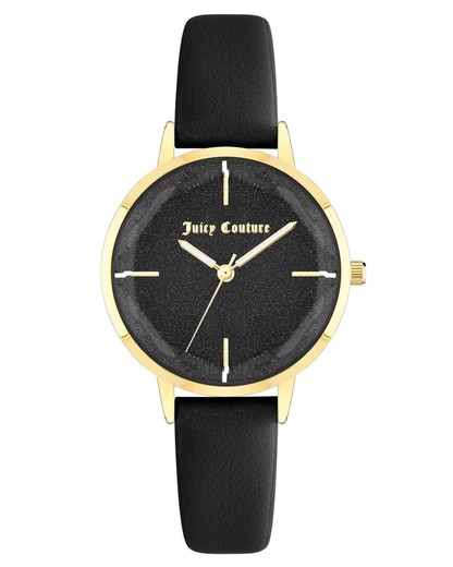 Reloj Juicy Couture Mujer JC1326GPBK Polipiel Negro