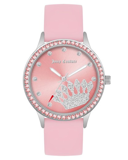 Reloj Juicy Couture Mujer JC1343SVPK Silicona Rosa