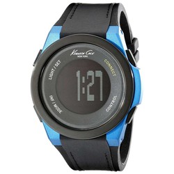 Reloj Kenneth Cole Hombre 10022808 Silicona Y Piel Negro