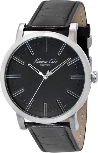 Reloj Kenneth Cole Hombre IKC1997 Piel Negro