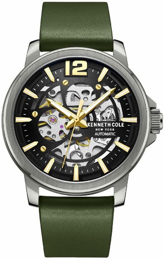 Reloj Kenneth Cole Hombre KCWGE2220501 Cuero Verde