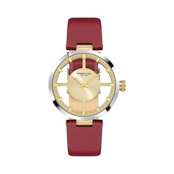 Reloj Kenneth Cole Mujer 10022539B Cuero Rojo