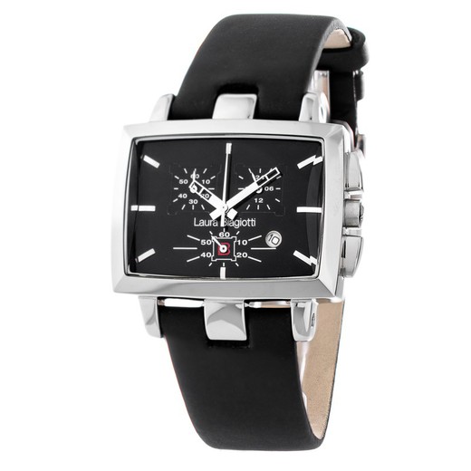 Reloj Laura Biagiotti Hombre LB0017M-02 Piel Negro