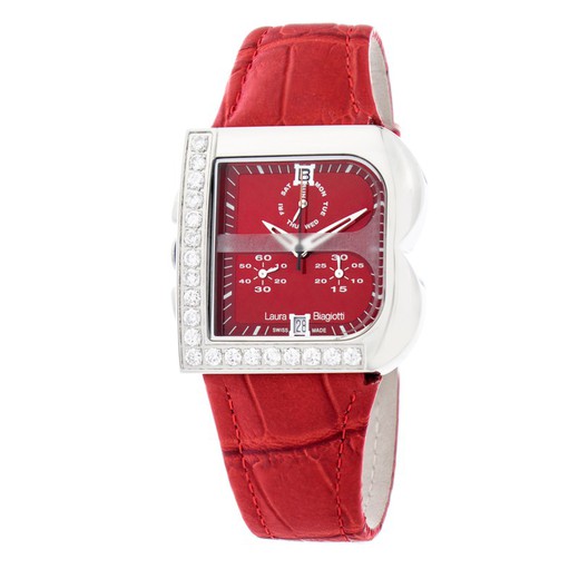 Reloj Laura Biagiotti Mujer LB0002L-05Z-2 Piel Rojo