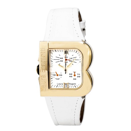 Reloj Laura Biagiotti Mujer LB0002L-08-2 Piel Blanco