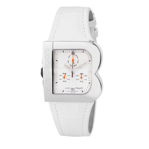 Reloj Laura Biagiotti Mujer LB0002L-B-2 Piel Blanco