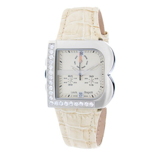 Reloj Laura Biagiotti Mujer LB0002L-CD Piel Crema