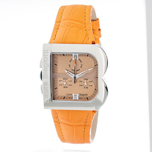 Reloj Laura Biagiotti Mujer LB0002L-NA Piel Naranja