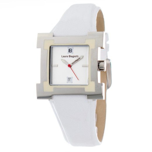 Reloj Laura Biagiotti Mujer LB0038L-02 Piel Blanco