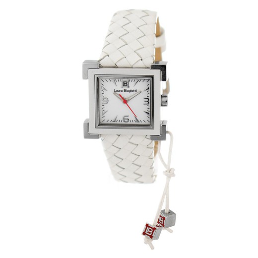 Reloj Laura Biagiotti Mujer LB0040L-02 Piel Blanco