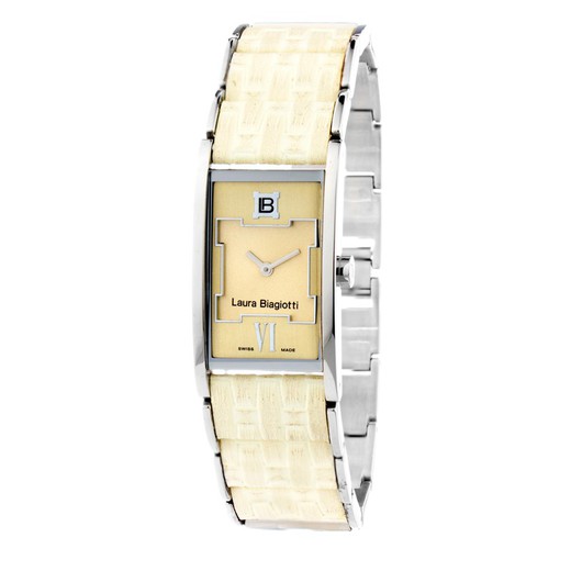 Reloj Laura Biagiotti Mujer LB0041L-BG Acero Bicolor Beige