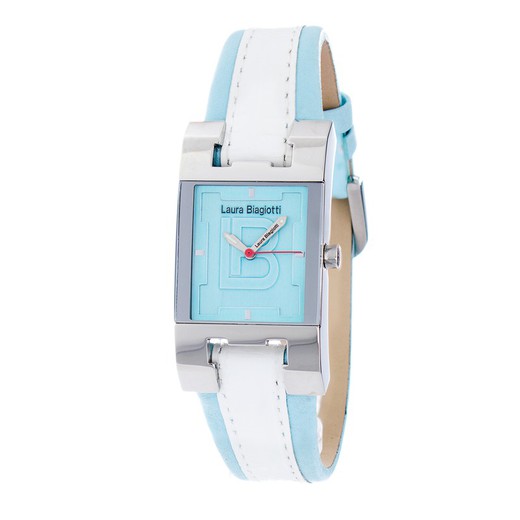 Reloj Laura Biagiotti Mujer LB0042L-04 Piel Azul Bicolor Blanco