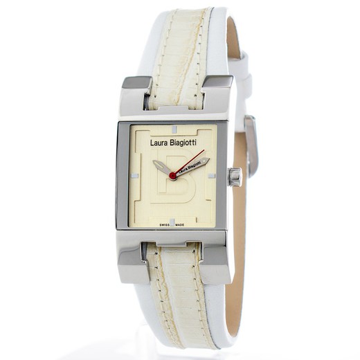 Reloj Laura Biagiotti Mujer LB0042L-BG Piel Blanco  Bicolor  Beige