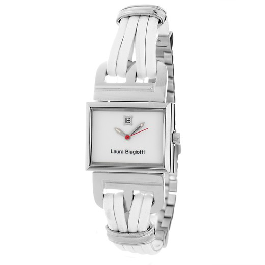 Reloj Laura Biagiotti Mujer LB0046L-02 Piel Blanco