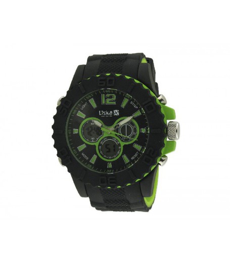 Reloj Liska Hombre LW1049-9 Sport Negro Analógico Digital