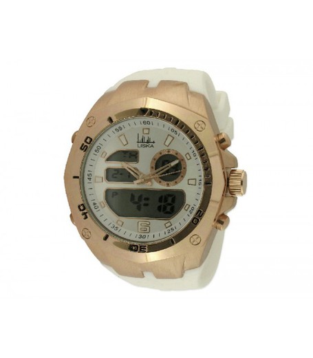 Reloj Liska Hombre LW1069-2 Sport Blanco Analógico Digital