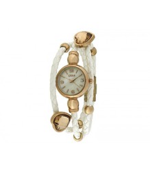 Reloj Liska Mujer LW120 Rosado Piel Blanca